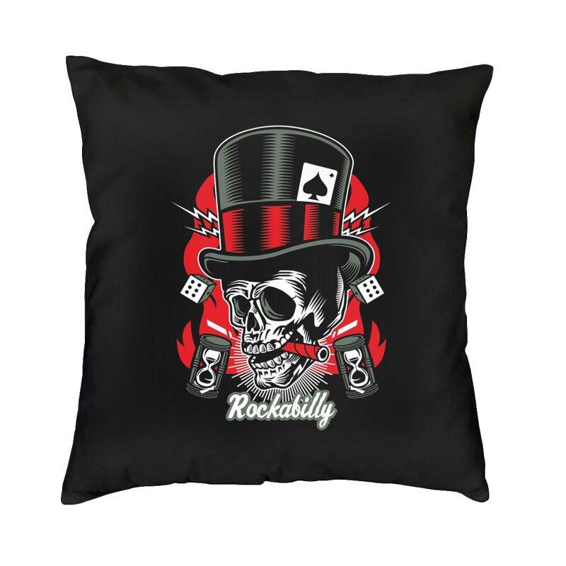 Day Of The Dead Sugar Skull Square Pillowcover Decoration Cushion Cover Throw Pillow for Sofa Doublesided Printing