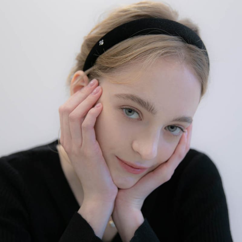 Жан Поль Кларисс Пастельный Вельветовый Ободок для Волос JP-22-001HB