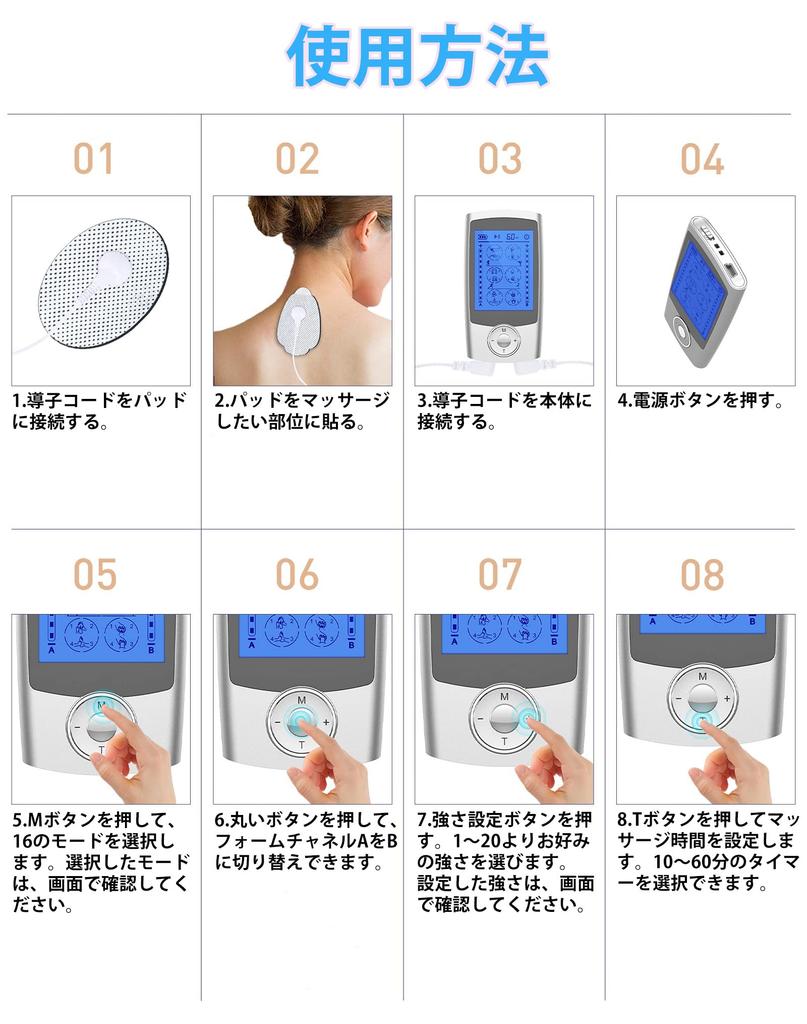 SrDiot Relaxation 16 Level 20 Applicable Before and After Perfect Gift for Parents On Japanese Instruction Manual Included Device, Modes, Levels,