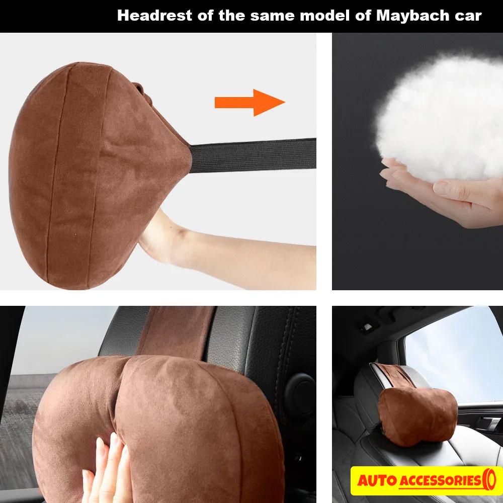 Подголовник для шеи сиденья автомобиля / Дизайн Maybach S-класса Мягкая Универсальная Регулируемая Подушка для шеи Поддержка Шеи Высокое Качество
