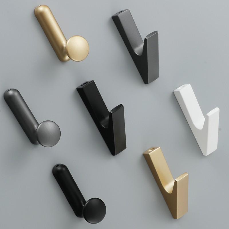 Nordic Aluminum Alloy Coat Hook for Bedroom and Entrance Hall