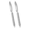 1/2Pcs Fish Scale Scraper Tool Stainless Steel Fish Cleaning Kit with Comfortable