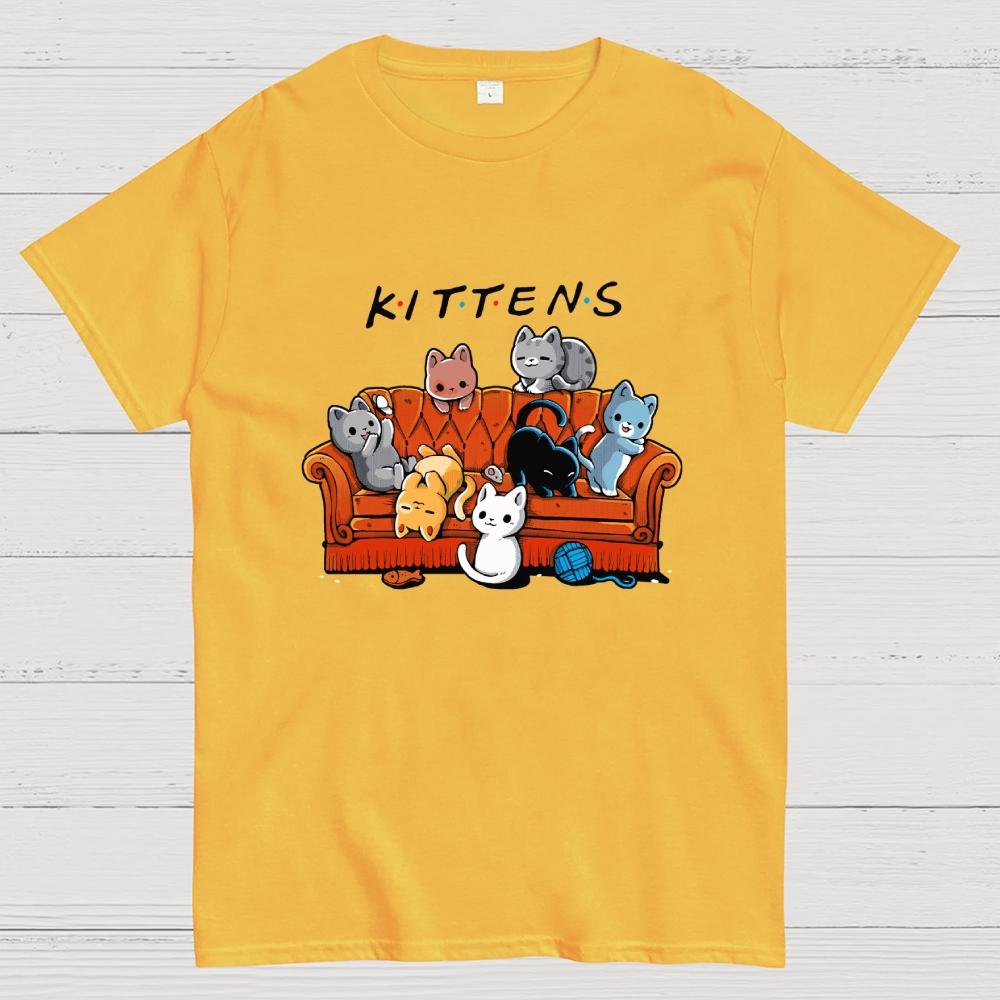 Kittens Cotton Casual Cool Loose T-Shirt