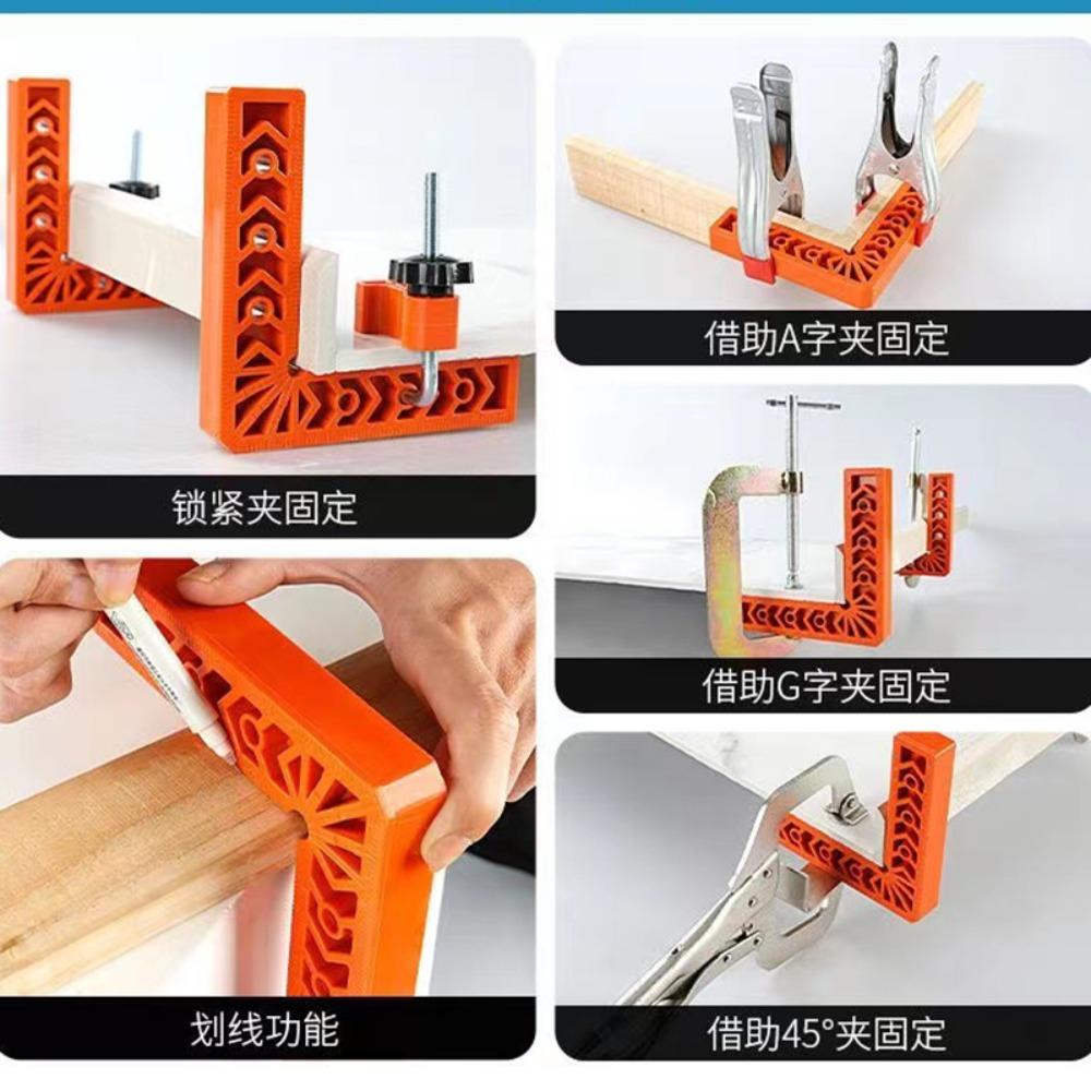 Measuring Tool Locking Clip Marking Ruler Right Angle Ruler Locator Positioning Panel Fixing Clip