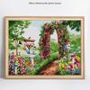 Алмазная живопись Пейзаж Алмазная мозаика Сад Полная квадратная картина стразами Алмазная вышивка