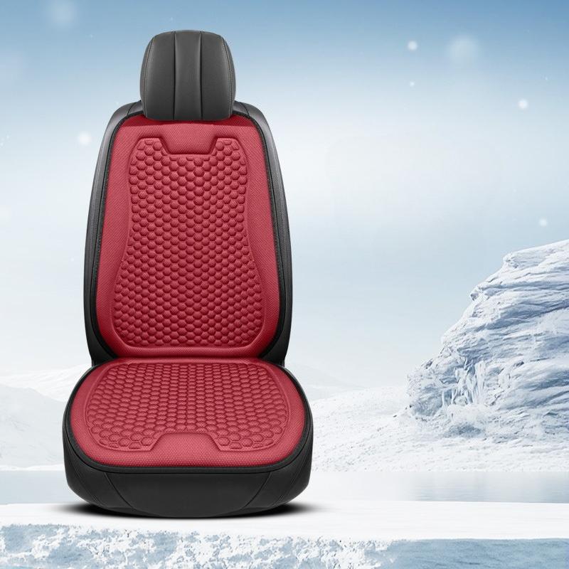Дышащие и комфортные подушки на сиденья автомобиля из ткани CoolFeel с дизайном 3D-сферы - Всесезонные, универсальный размер для большинства автомобилей