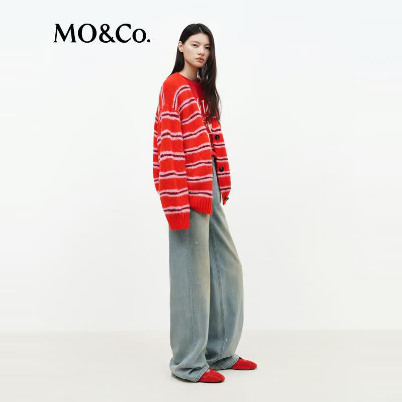 МО&Ко. Джинсы из денима regular fit с заниженной талией