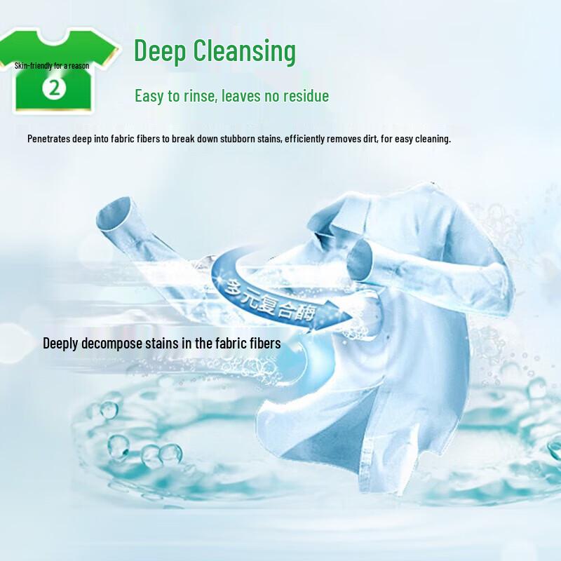 KISPA Good Dad Fresh Floral Phosphorus-Free Laundry Detergent Powder