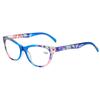 Fashion Cat Eye Print Woman Reading Glasses