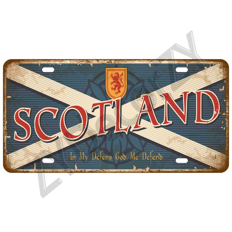 Plaque Israel Spain France Home Metal Sign Germany Craft Bar Decor Tin Sign USA Country Flag Tinplate Plate For Wall Restaurant