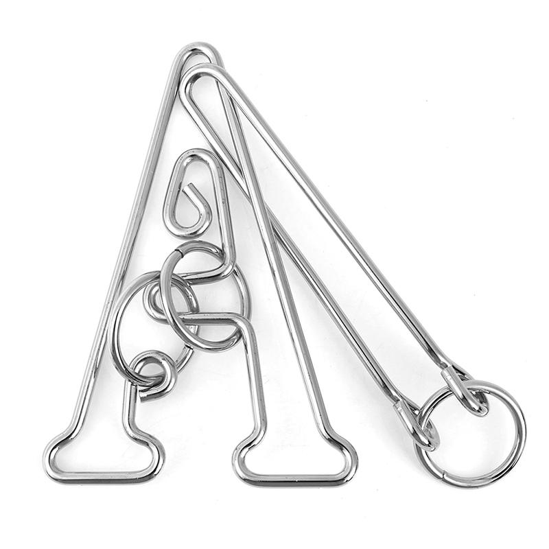 Игрушки-головоломки с девятью кольцами и высокой сложностью развязывания колец, петлеобразная игрушка для развития интеллекта, чтобы развязать кольца