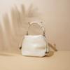 2025 Niche New Top Layer Cowhide Drawstring Lucky Bag Mini Bucket Bag Versatile Commuting Single Shoulder Crossbody Handbag