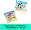 Spin Master Games Bluey Набор пазлов 2 в 1 36 деталей Детский пазл от Bluey Toys, Пазл для дошкольников от 3 лет и старше