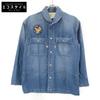 RRL Z-26-64 Indigo Moleskin Shawl Collar Denim Coverall Jacket M IndigoUsed