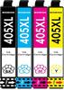 Compatible Ink Cartridges - WOWINK - Epson 405XL - 4 Pieces - 1100 Pages - Multicolor