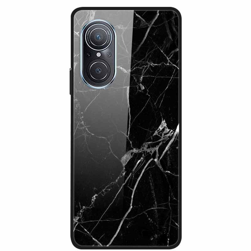 Чехол для Huawei Nova 9 10 Мраморное закаленное стекло Задняя крышка Жесткая для Huawei Nova9 10 SE Чехол Nova10 Ударопрочный Funda Coque
