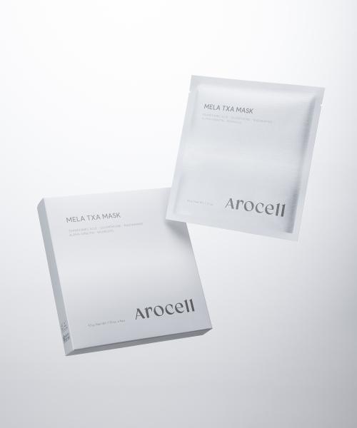 Arocell Vita Tone-Up Mela TXA Отбеливающая гелевая маска (4 листа)