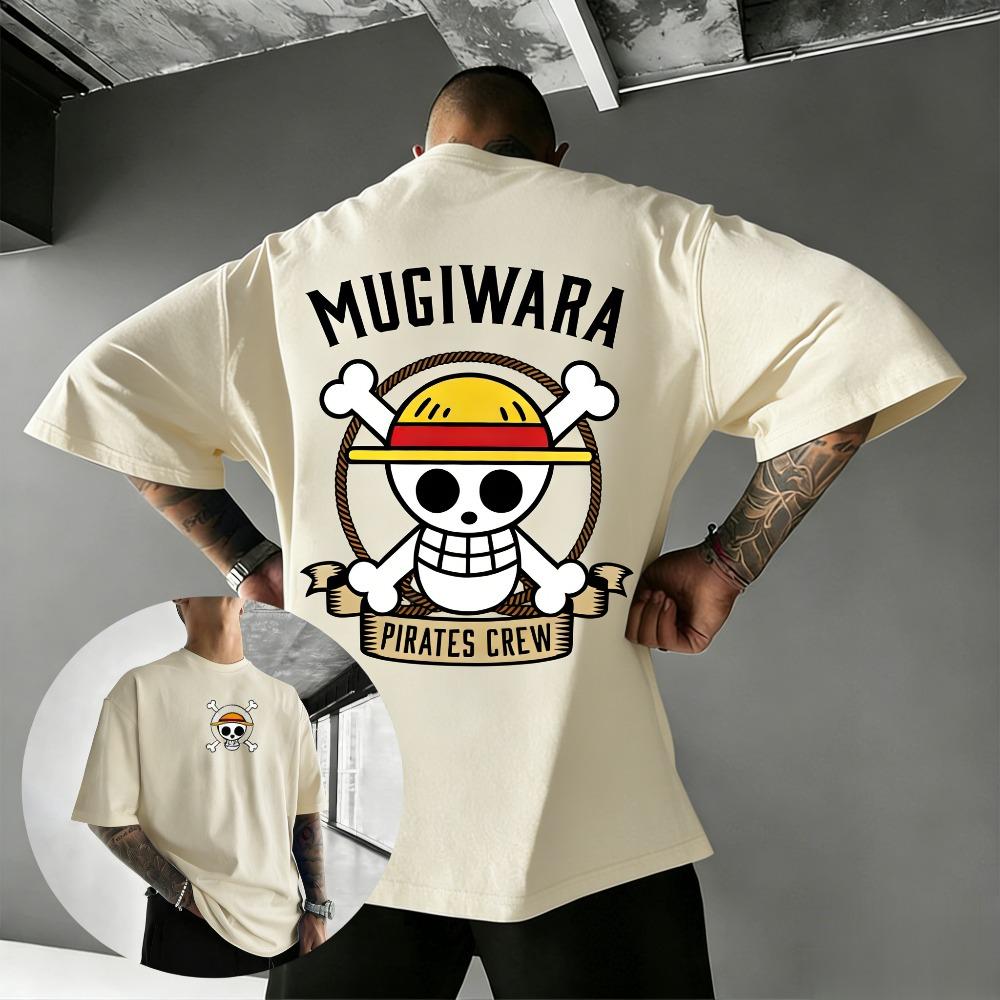 Plus Size One Piece Anime Printed Men and Women Tshirt Casual Summer Parent Child Top Fashion Y2K Street Wear Harajuku Style