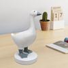 Yousheng Magnetic Goose Key Holder Resin Goose Figurine with Magnetic Beak Desk Decor Key Holder for Home Entrance Housewarming Gift