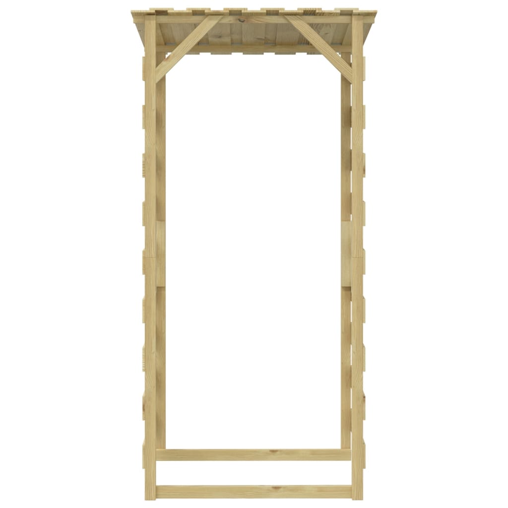 Vidaxl Pergola Ogrodowa Z Daszkiem, 100X90X200 Cm, Drewno Sosnowe