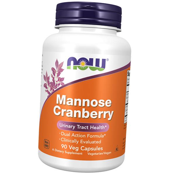 Манноза Клюква, Mannose Cranberry, Now Foods 90вегкапс (72128037)