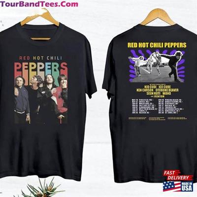 Винтажная футболка Red Hot Chili Peppers 2024 Tour T-Shirt Classic