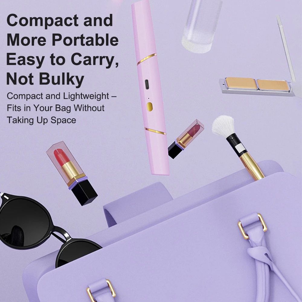 Портативный электрический эпилятор на батарейках, инструмент для бритья пушка на лице, триммеры для бровей, щеки