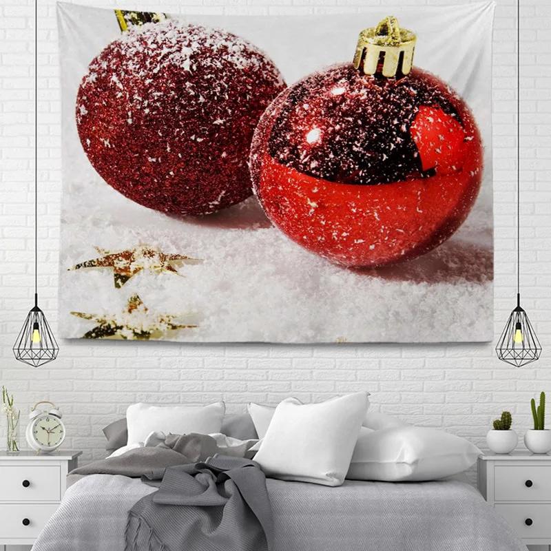 Серия подвесных тканевых гобеленов в рождественском стиле