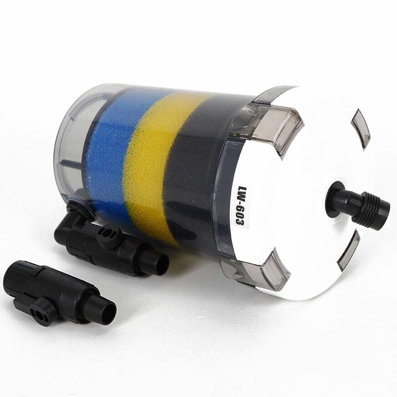 Transparent Aquarium Bucket Prefilter 1.6L For External Filter