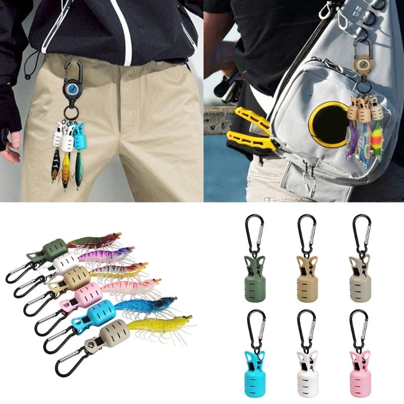 6 шт. Колпачки для рыболовных крючков Чехол для рыболовного крючка Зонтик Защитные колпачки для кальмаровых приманок Кейс Ящик для рыболовных снастей Инструмент