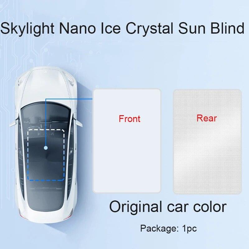 Для ZEEKR X 2023-2025 обновление автомобиля ледяная ткань пряжка солнцезащитные козырьки стеклянная крыша солнцезащитный козырек теплоизоляция люк на крыше Skylight УФ-аксессуары