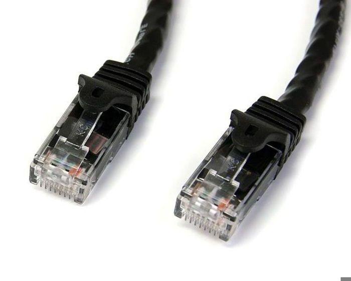 STARTECH Câble réseau Cat6 Gigabit UTP sans crochet de 10 m - Cordon Ethernet RJ45 anti-accroc - Câble patch Mâle / Mâle - Noir