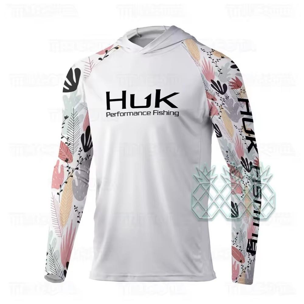 HUK Fishing Suit Men's Long-Sleeve Fishing Suit Sea Fishing Boat Quick-Dry Breathable Sun Protection Fishing Suit
