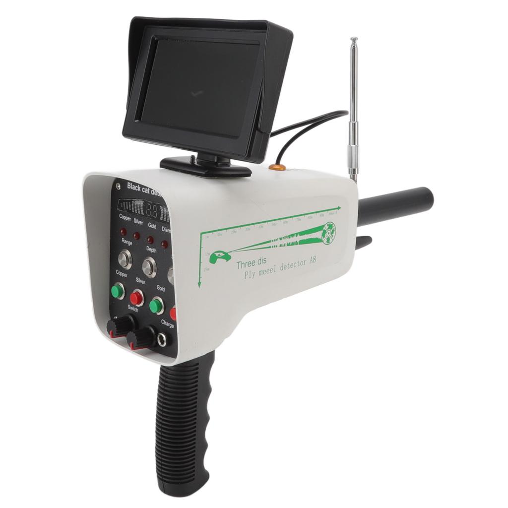30m Depth Metal Locator 1000m Range Underground Metal Detection Finder with Display for Gold