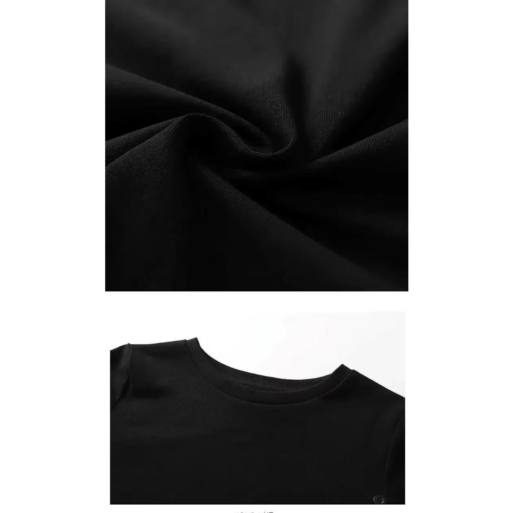 Heavy Pure Cotton Letters Summer Couple Half-sleeved Comfortable Pure Cotton Luxury Short-sleeved T-shirt for Men and Women