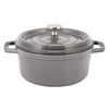 Staub Pico Cocotte круглый 18 см графитово-серый 1101818 Кастрюля Эмалированная кастрюля Rund Brater графитовый серый Кастрюля Pico Cocotte Стильная посуда Кухонные принадлежности