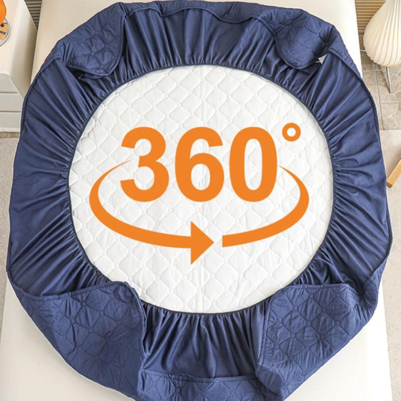 2025Утолщенная водонепроницаемая простыня стеганая простыня для младенцев, пожилых людей, барьер от мочи, защита от клещей, пыленепроницаемое покрывало