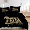 3Pcs Zelda Wild Adventure Bedding Sets For All Sizes New 3D Printed Bed Cover Comforter Duvet Cover Pillowcase Bedroom Decoration