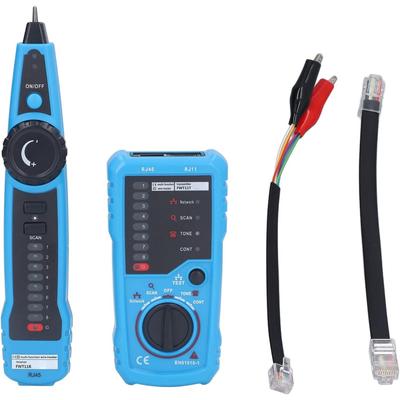 Тестер сетевых кабелей RJ11 и RJ45, Поиск проводов Ethernet, Устройство отображения кабелей, Тест непрерывности, Портативный тестер сетевых сетевых кабелей с быстрым позиционированием