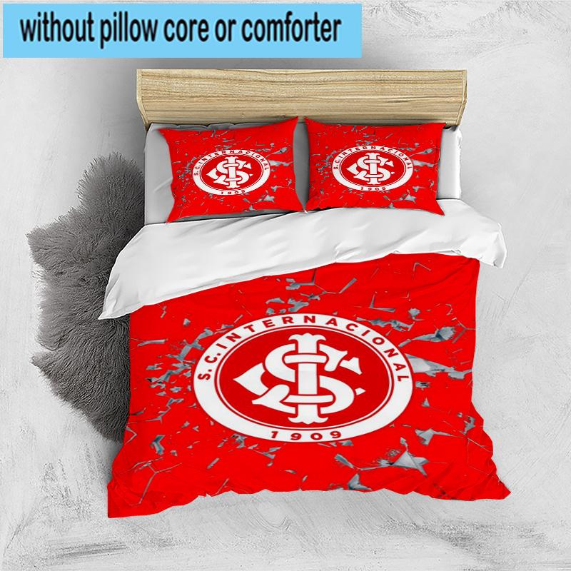 3pcs SC Internacional1 Printed Bedding Set Duvet Cover Closure Includes 1 Duvet Cover & 2 Pillowcases Bedding Sets Home Decor Gifts