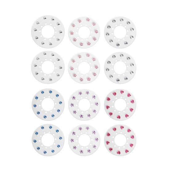 Rhinestones Applicator One-Click Sparkling Styling Tool Brilliant Rhinestone Series No Heat Required Hair Clothing