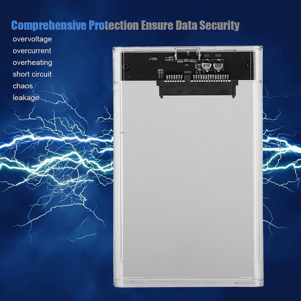 2,5-дюймовый SATA высокоскоростной USB 3.0 мобильный жесткий диск внешний корпус HDD SDD бокс-кейс (Не включая жесткий диск)