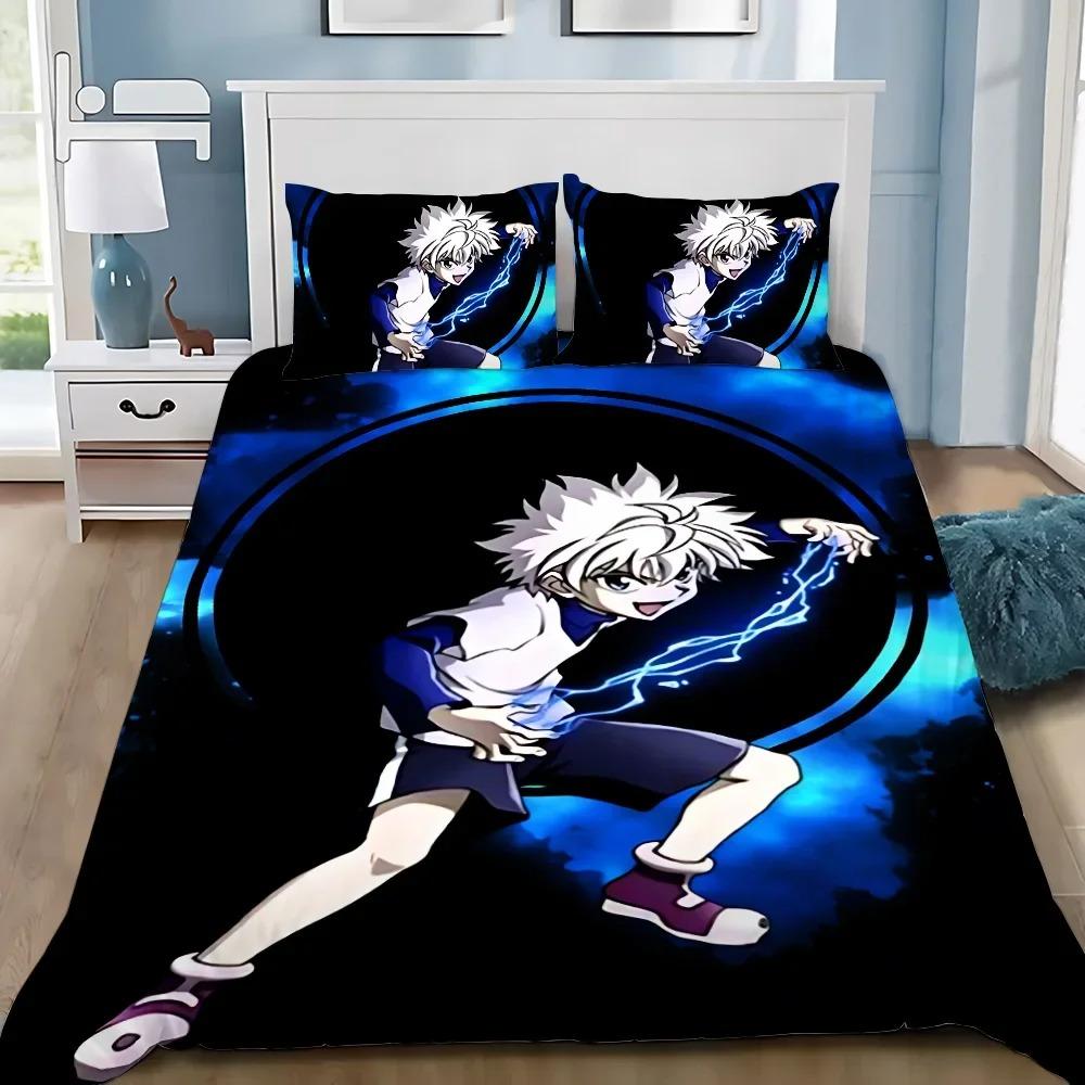 Мультяшный футбольный пододеяльник Hunter×Hunter наволочка постельное белье для взрослых мальчиков девочек украшение для спальни односпальный двуспальный размер
