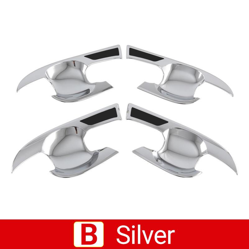 Для Toyota Corolla Cross XG10 2021 2022 2023 2024 Гибридная ABS карбоновая дверная ручка автомобиля Чаша Защитная накладка Наклейки на чехол