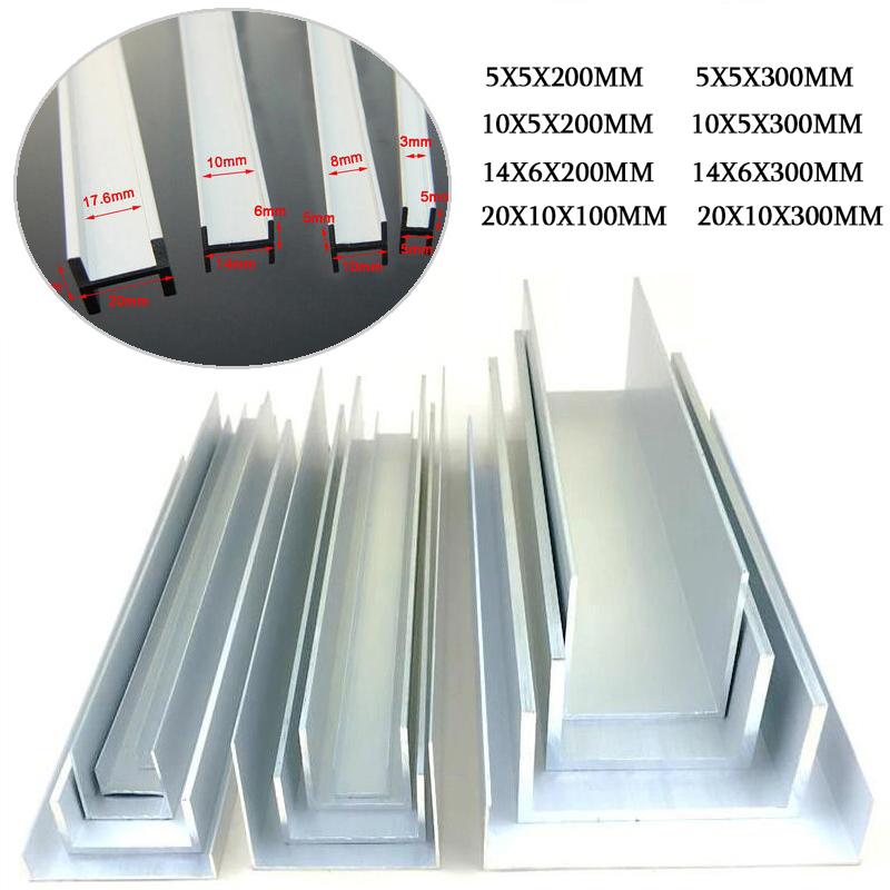 Алюминиевый U-профильный канал DIY Модель автомобиля Кронштейн робота для светодиодной ленты