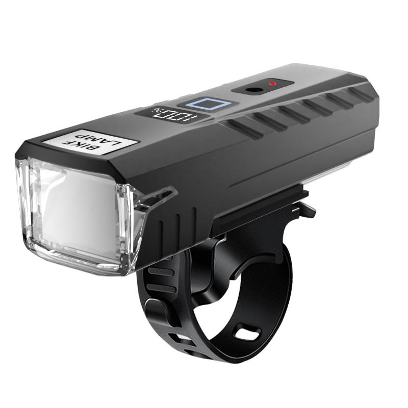 Intelligent light sensing bicycle light riding light TYPE-C charging digital display high brightness road bike sensing night ri