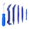 Manelord Interior Trim Removal Panel Removal Power Seed Removal Tool Clip Clamp Tool 6-Piece Set (Blue)