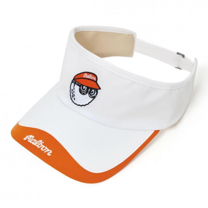 Unisex Golf Cap Sun Protection Breathable Adjustable Visor Hat Outdoor Sports White Orange Dark Green