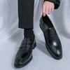 Мужская обувь простые лоферы на одной педали с открытой улыбкой мужские 2025 весна и осень новая мужская обувь деловая повседневная обувь мужская