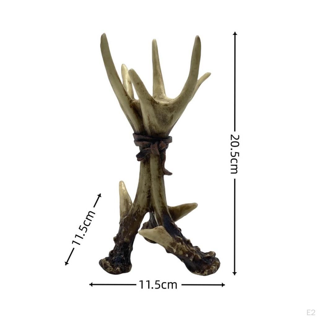 Deer Antler Candle Holder,Candleholder Centerpiece Retro Crafts,Decorative Stand for Table